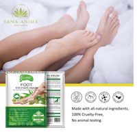 Sana Anima, Naturkosmetik, nat&uuml;rliche Kosmetikprodukte, Kosmetik, vegan, F&uuml;&szlig;e, Fu&szlig;maske, Peeling, Feuchtigkeit, Fu&szlig;pflege, Haut